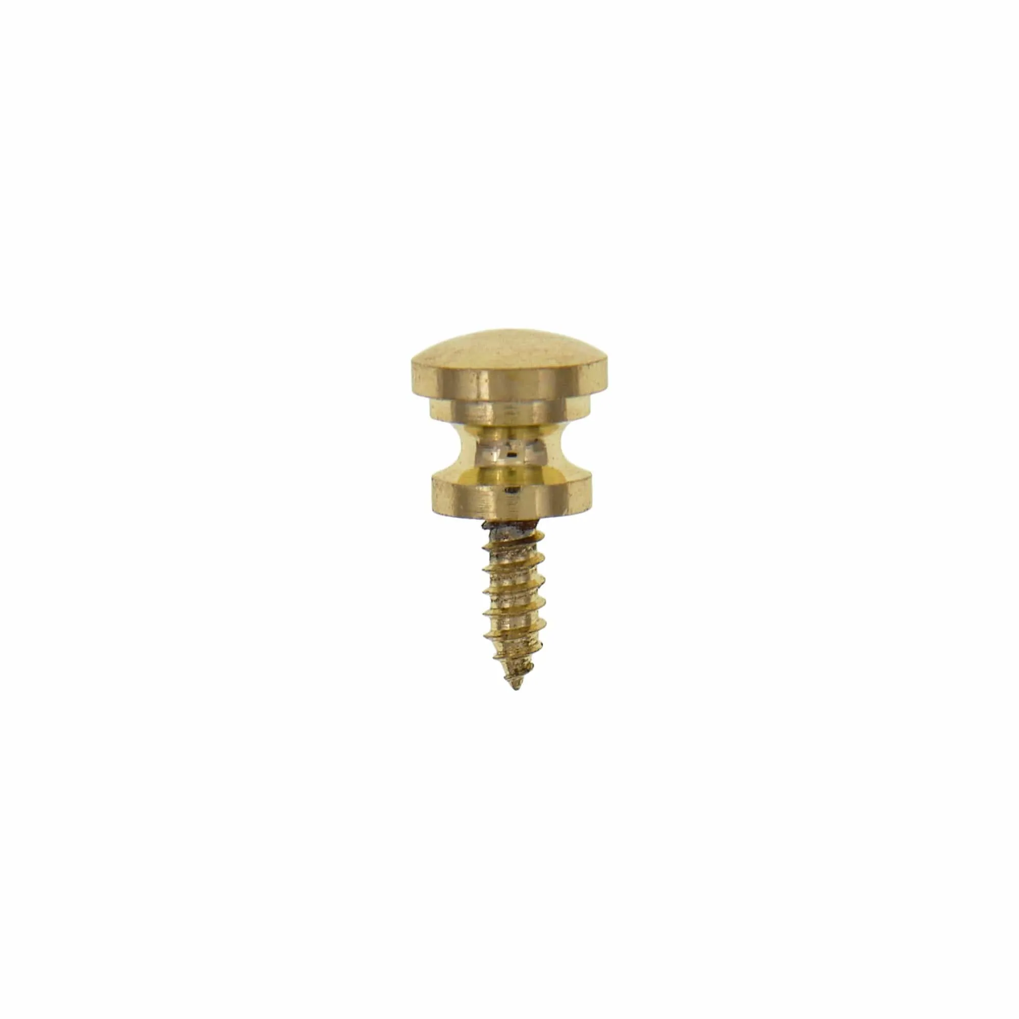 8mm, Brass, Screw-In Collar Button Stud, Solid Brass, #P-936