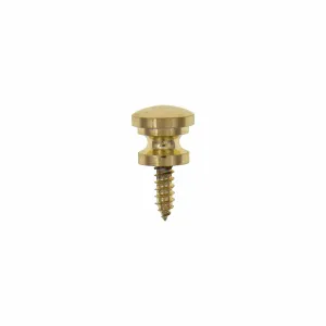 8mm, Brass, Screw-In Collar Button Stud, Solid Brass, #P-936