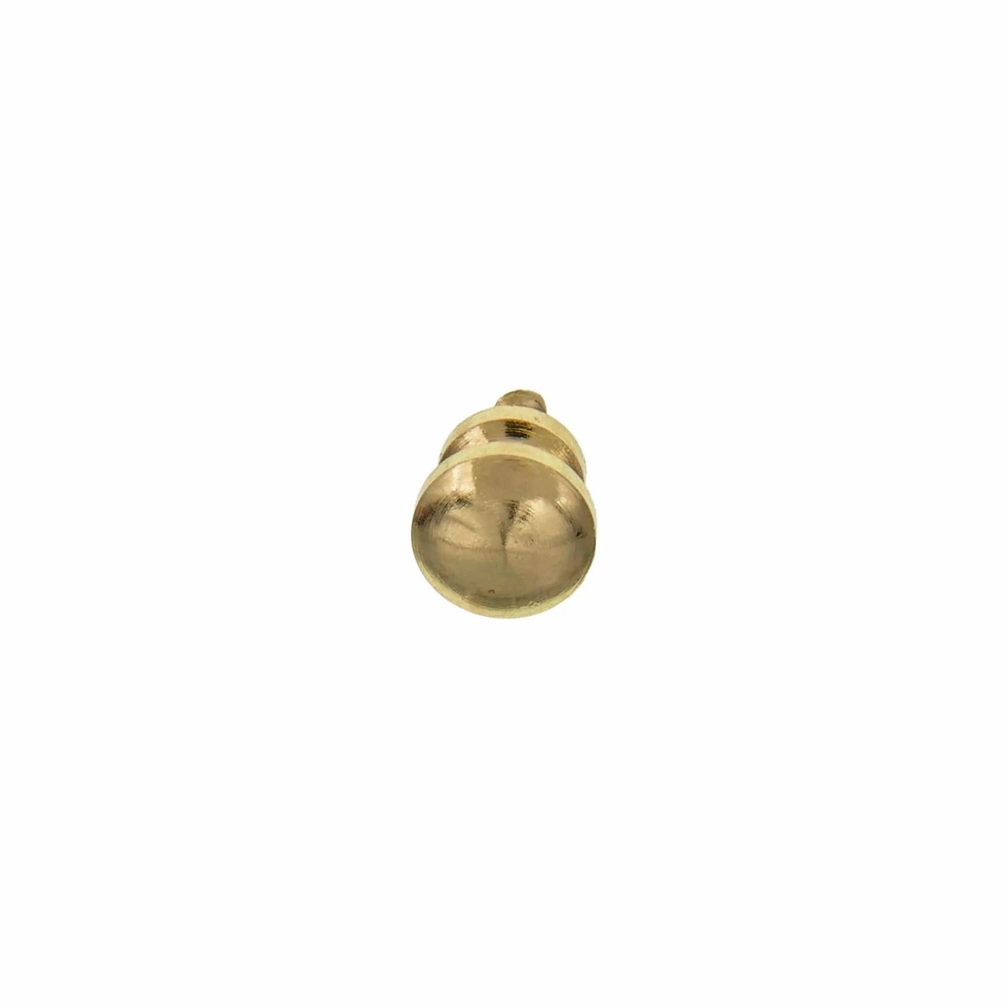 8mm, Brass, Screw-In Collar Button Stud, Solid Brass, #P-936