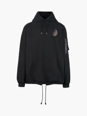 ALPHA X JIYONGKIM SUN BLEACHED FISHTAIL HOODIE