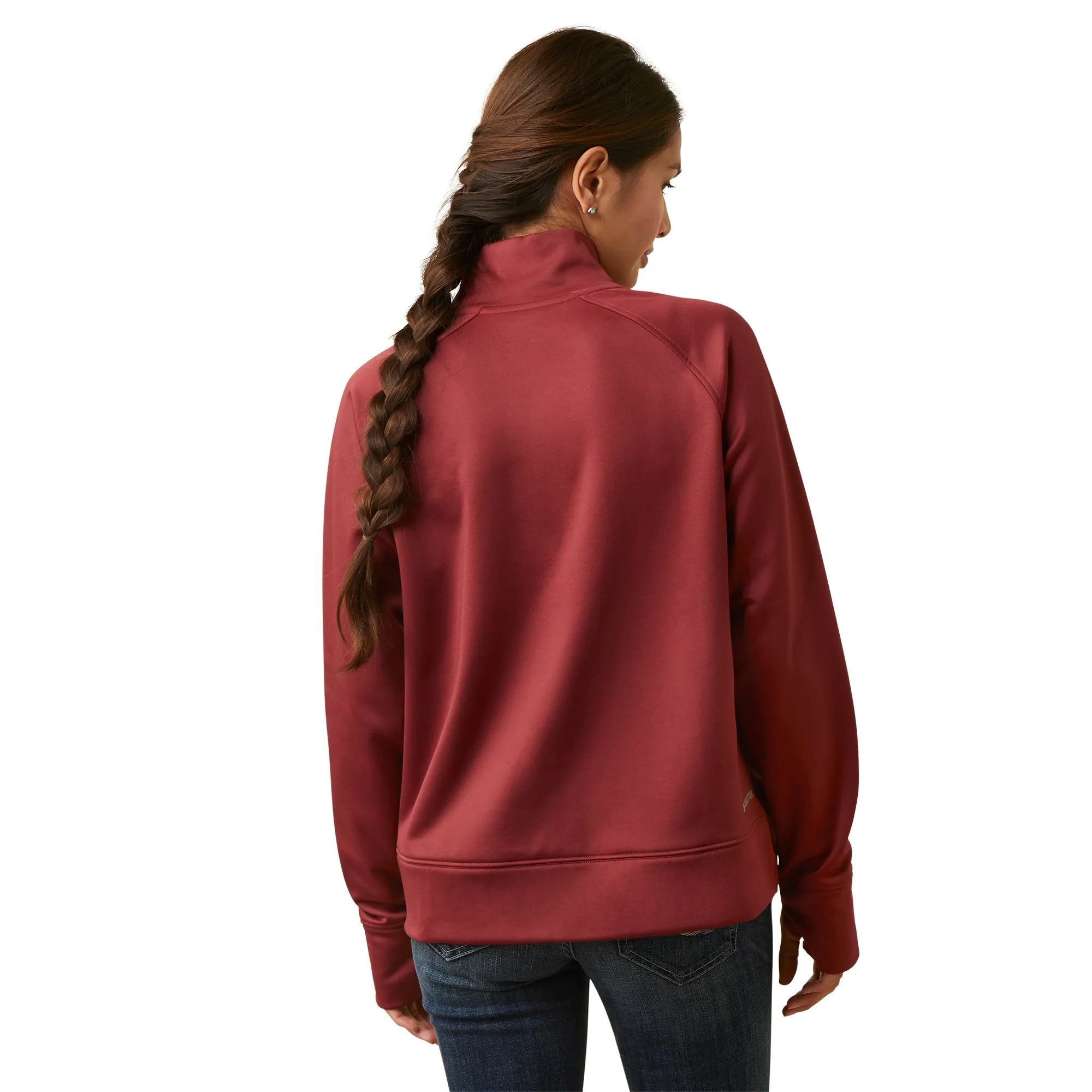 Ariat Ladies Tek Crossover Burnt Russet Pullover Sweatshirt 10046278