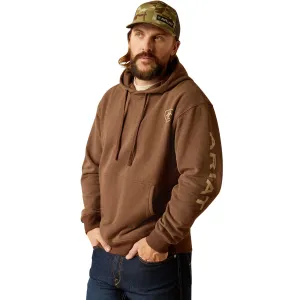 Ariat Mens Chestnut Tan Logo Hoodie 10052769