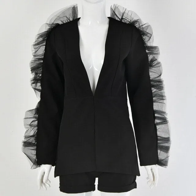 AshoreShop Womens Blazer Chic Sexy Suit