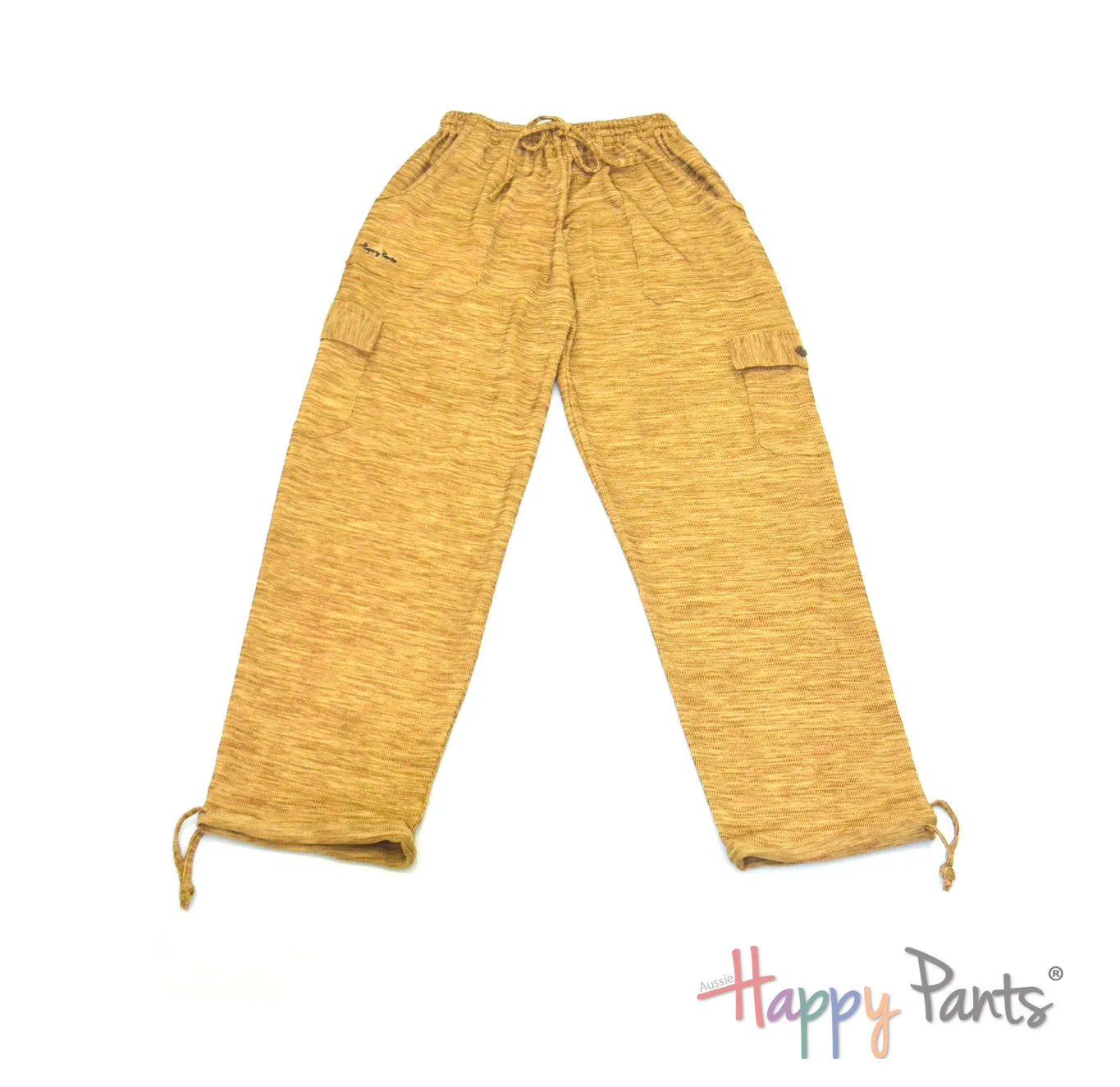 Autumn Breeze Khaki Men Happy Pants