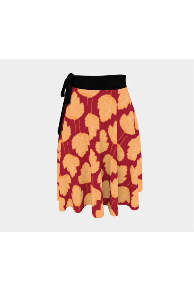 Autumn Leaves Wrap Skirt