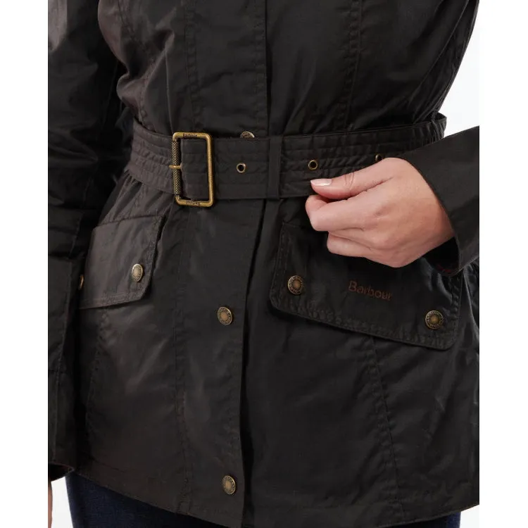 Barbour Ladies Alena Wax Jacket - Rustic/Classic