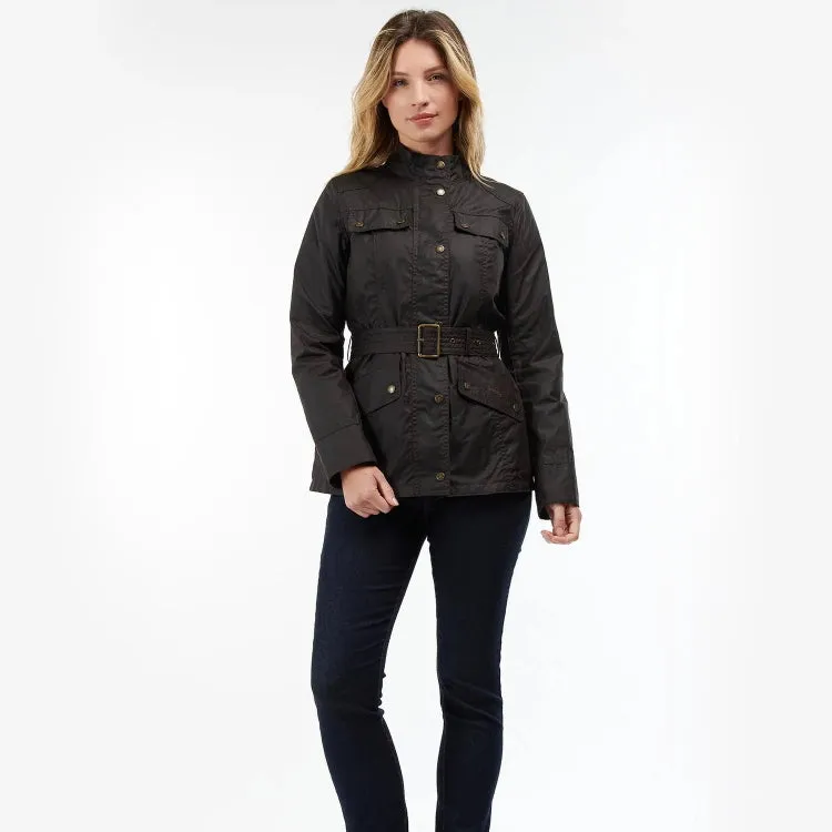 Barbour Ladies Alena Wax Jacket - Rustic/Classic