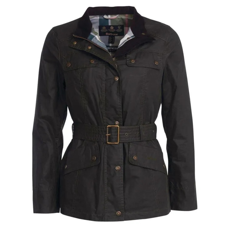 Barbour Ladies Alena Wax Jacket - Rustic/Classic