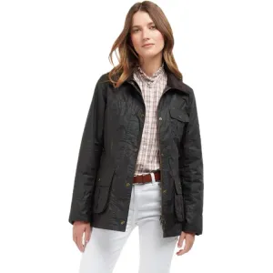 Barbour Ladies Belted Beadnell Wax Jacket - Rustic/Classic