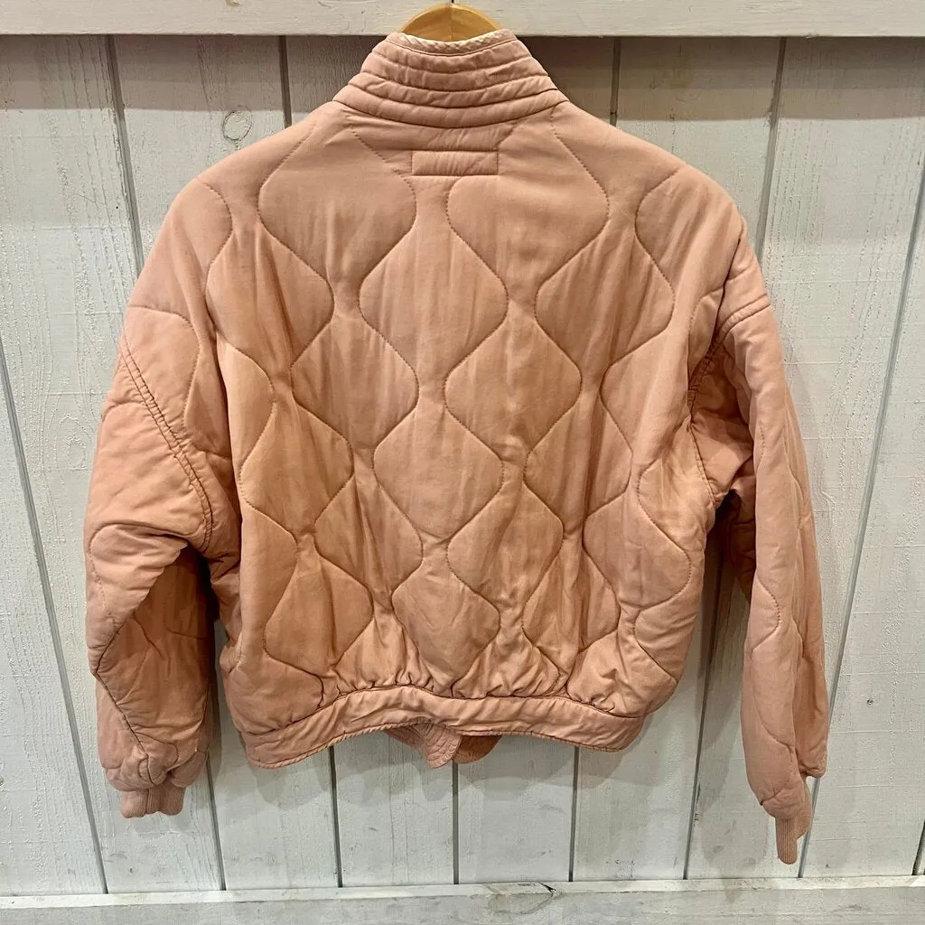 Blank NYC Cropped Quilted Jacket - Size XS