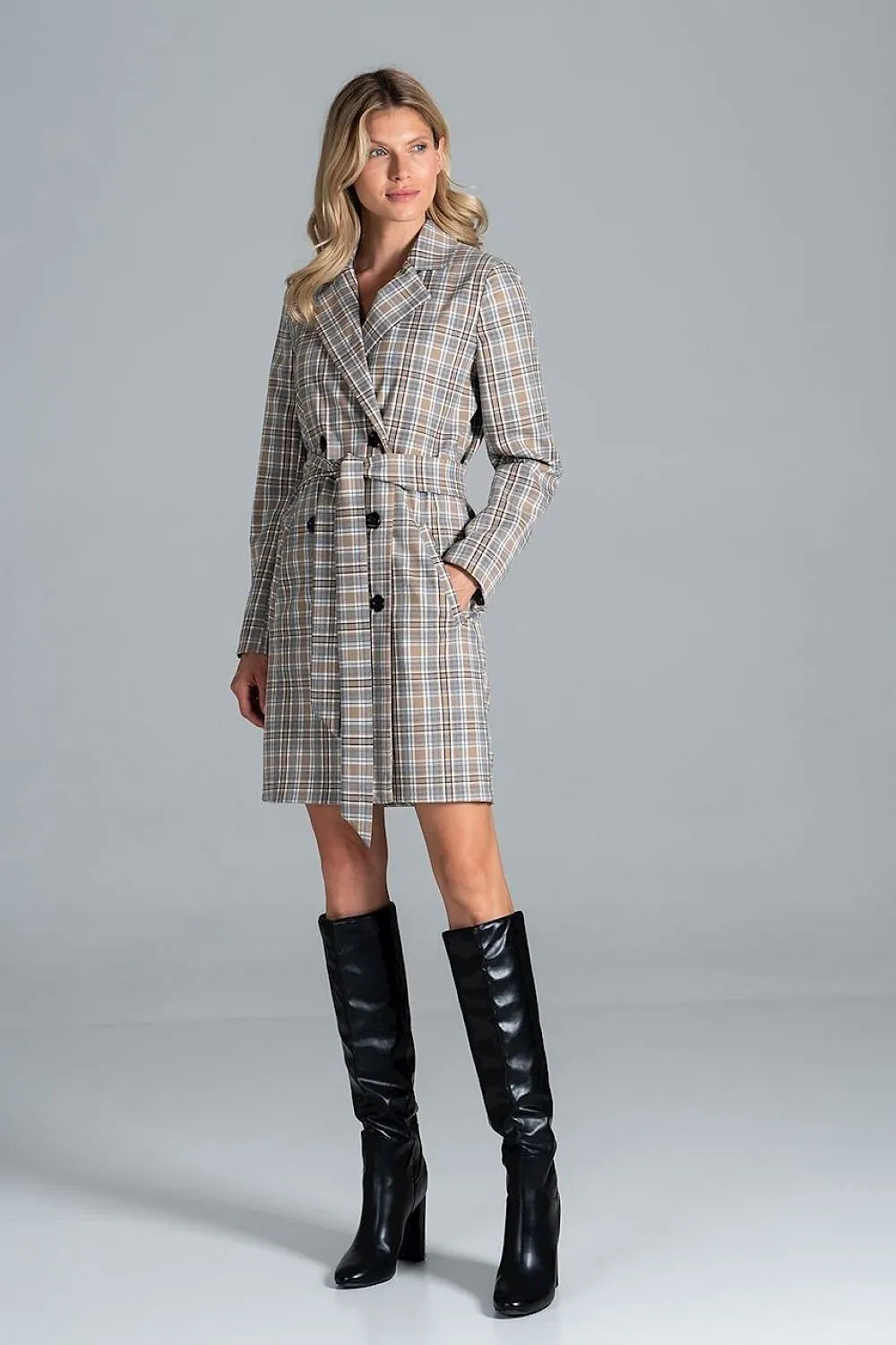 Chic Belted Autumn Trench Coat