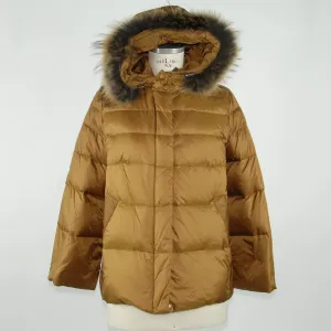 Chic Murmasky Fur-Trimmed Down Jacket