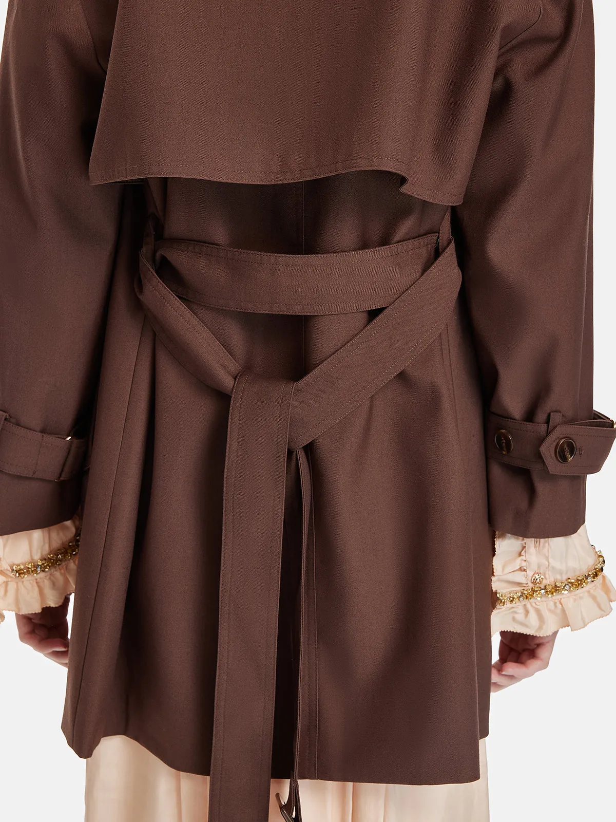 Classic Lapel Oversized Trench Coat