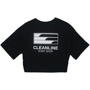 Cleanline Women's Lines Cropped T-Shirt