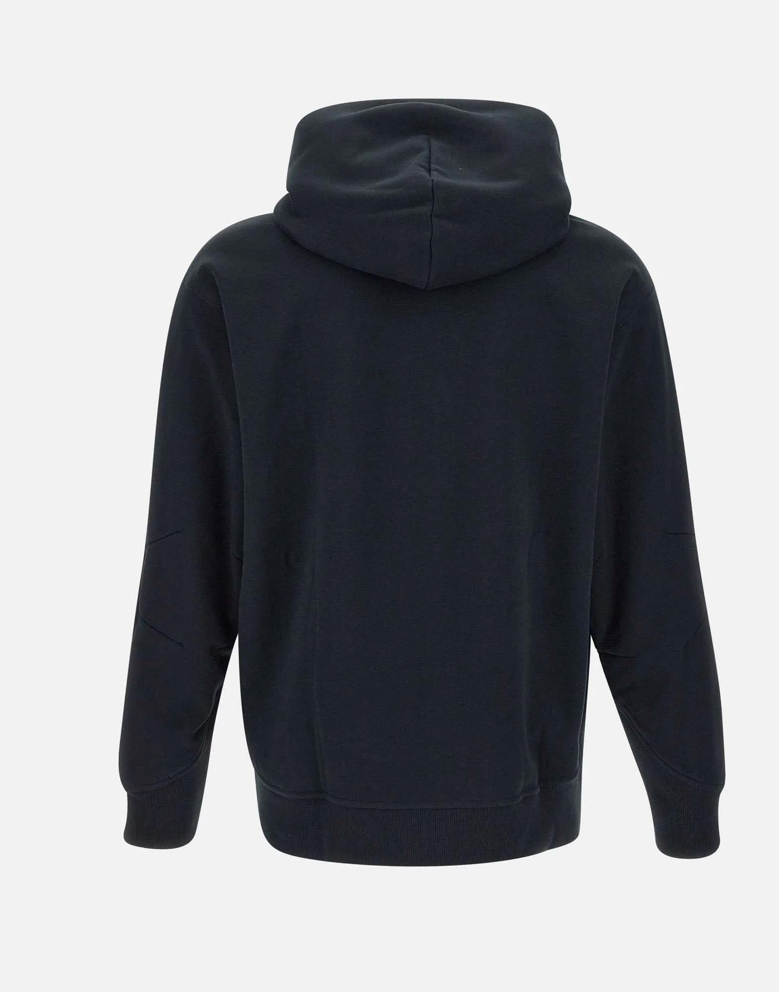 Cotton Black Hoodie with Kangaroo Pocket