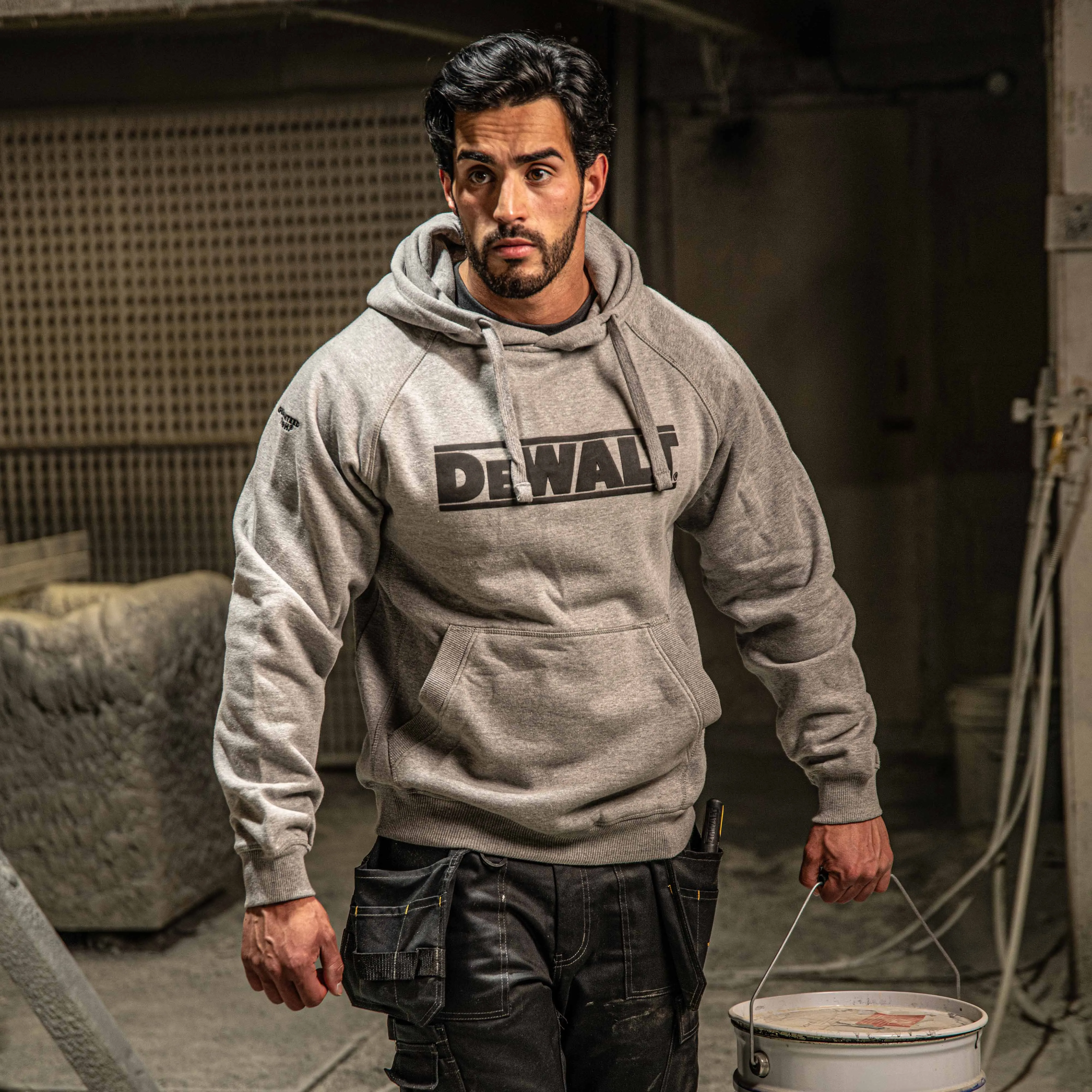 DEWALT Brand Carrier Men's Cotton Poly Hoodie