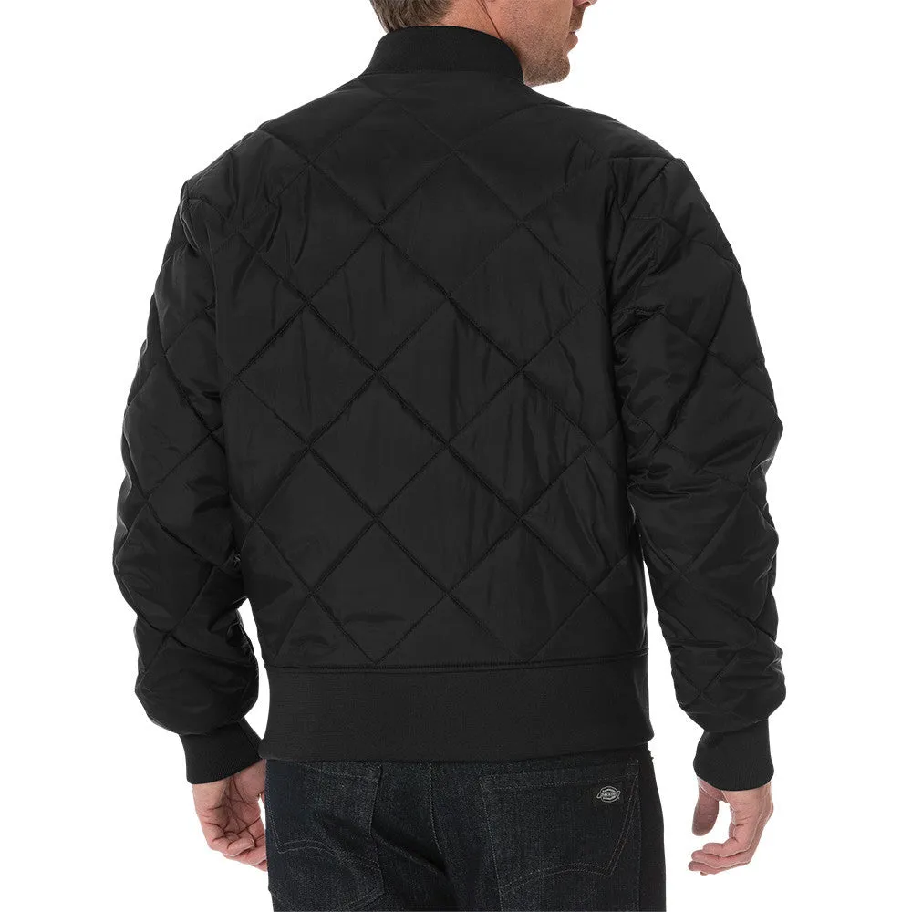 Dickies Diamond Quilted Nylon Jacket A875XBLK