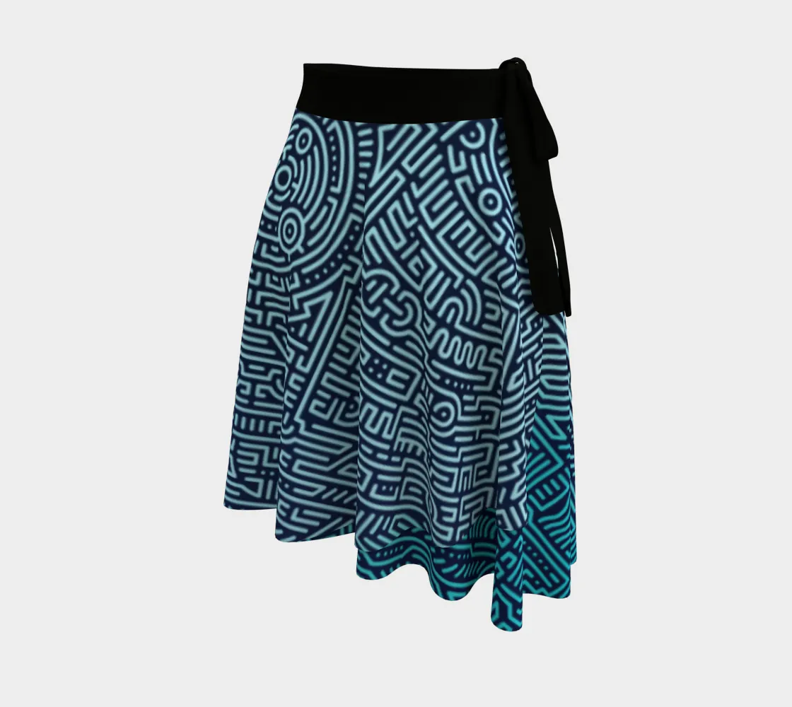 DIGIHEAD WRAP SKIRT | PSYPEPPER