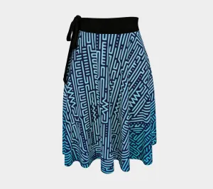 DIGIHEAD WRAP SKIRT | PSYPEPPER