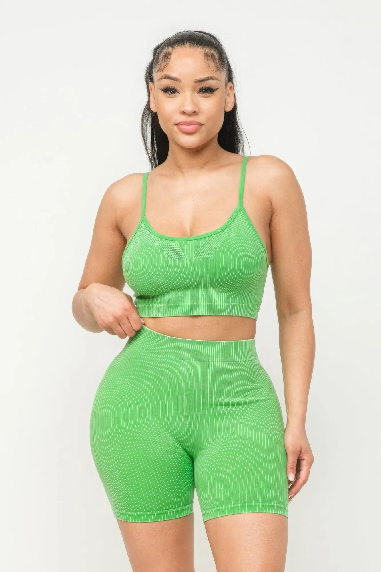 Erica Seamless Tank Top & Shorts Set for Women