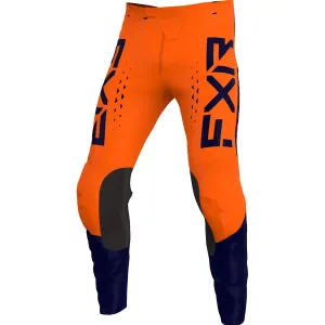 FXR  Mens Orange Midnight Clutch Pro MX Pants Dual Layer Knee Fabric Durable