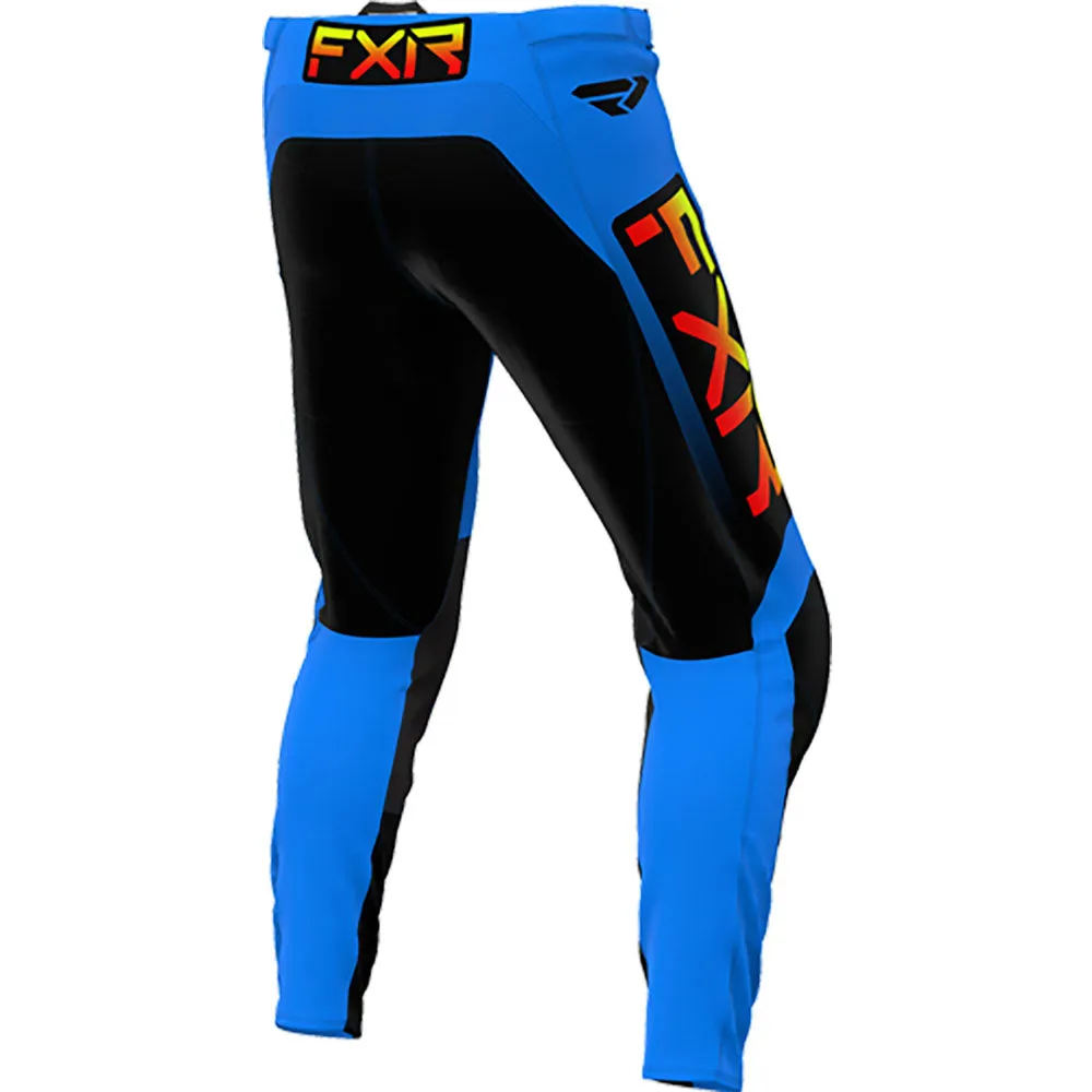 FXR  Youth Clutch MX Pant Durable Flexible Breathable Mesh Lining Blue Inferno