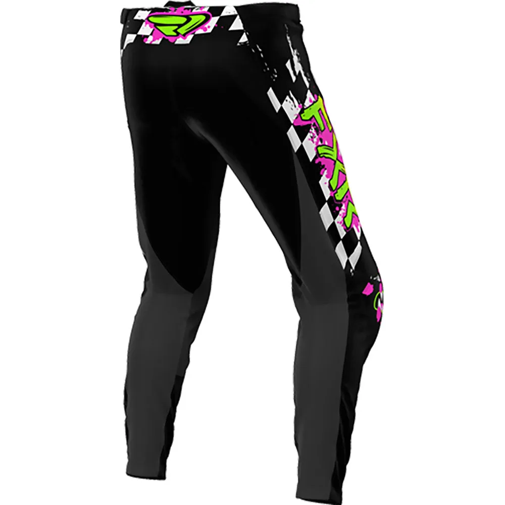 FXR  Youth Clutch MX Pant Pre-Curved Knees Durable 600D Fabric Gromlin