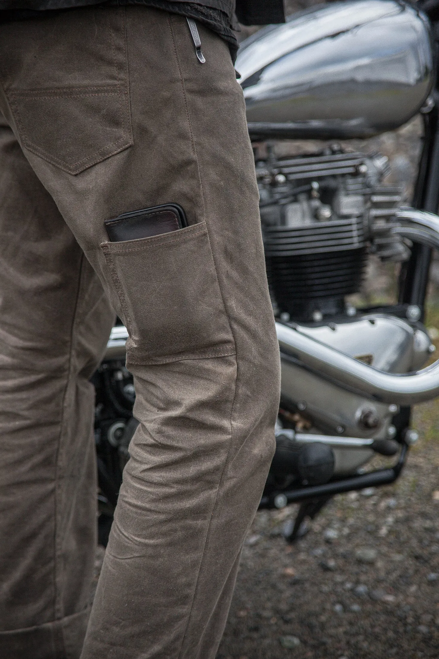 GN.04 Waxed Canvas Pants - Havana