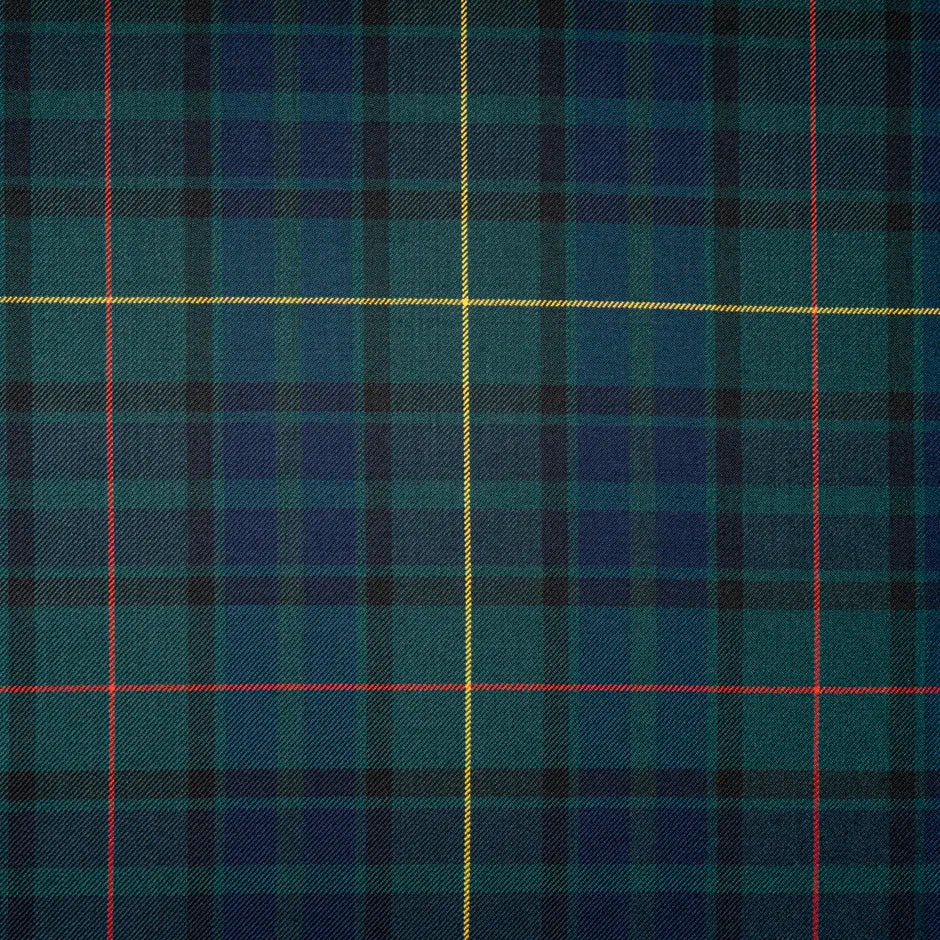 Green & Multi-Coloured Pure Wool Tartan