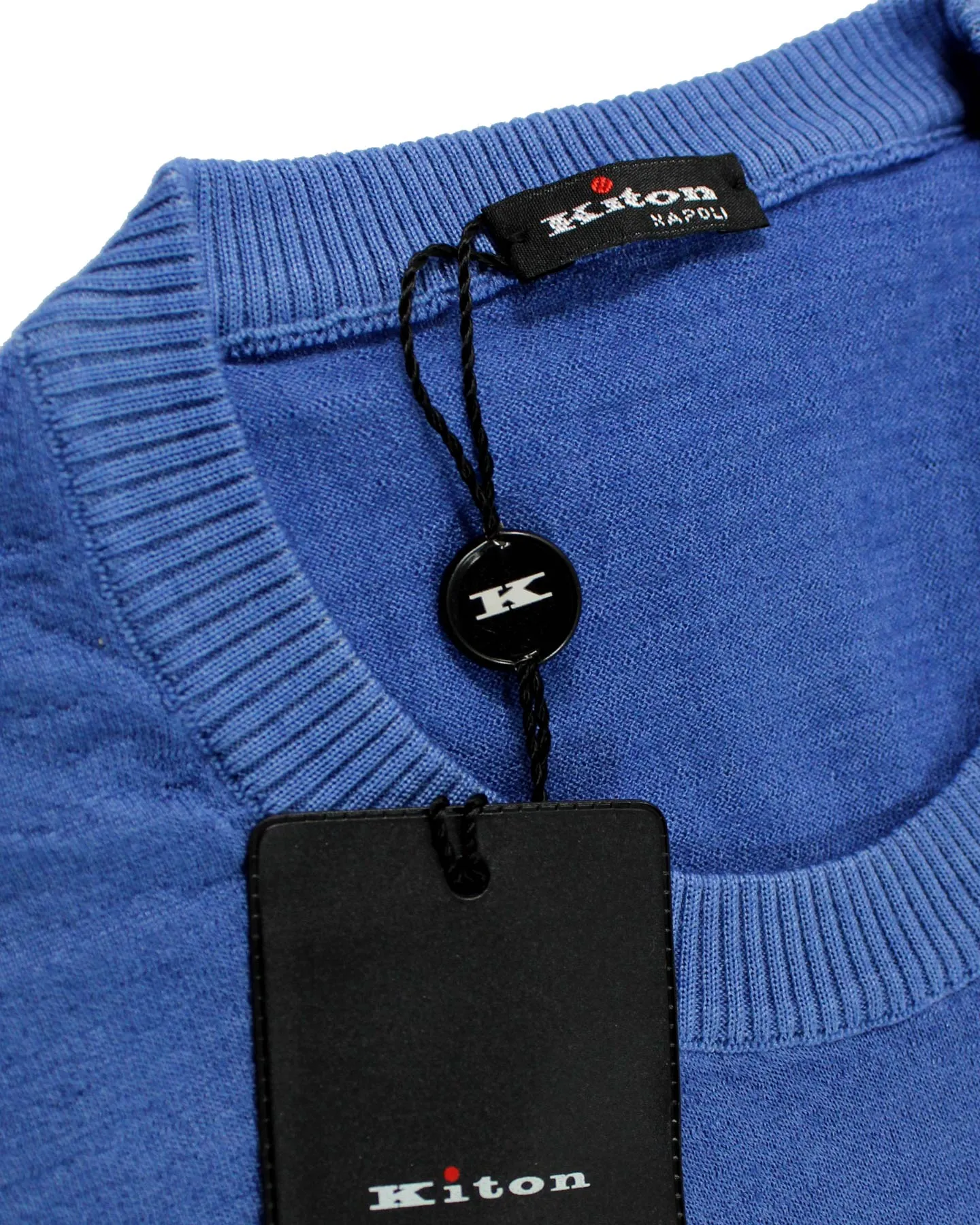 Kiton Cashmere Silk Sweater Blue S / EU 48