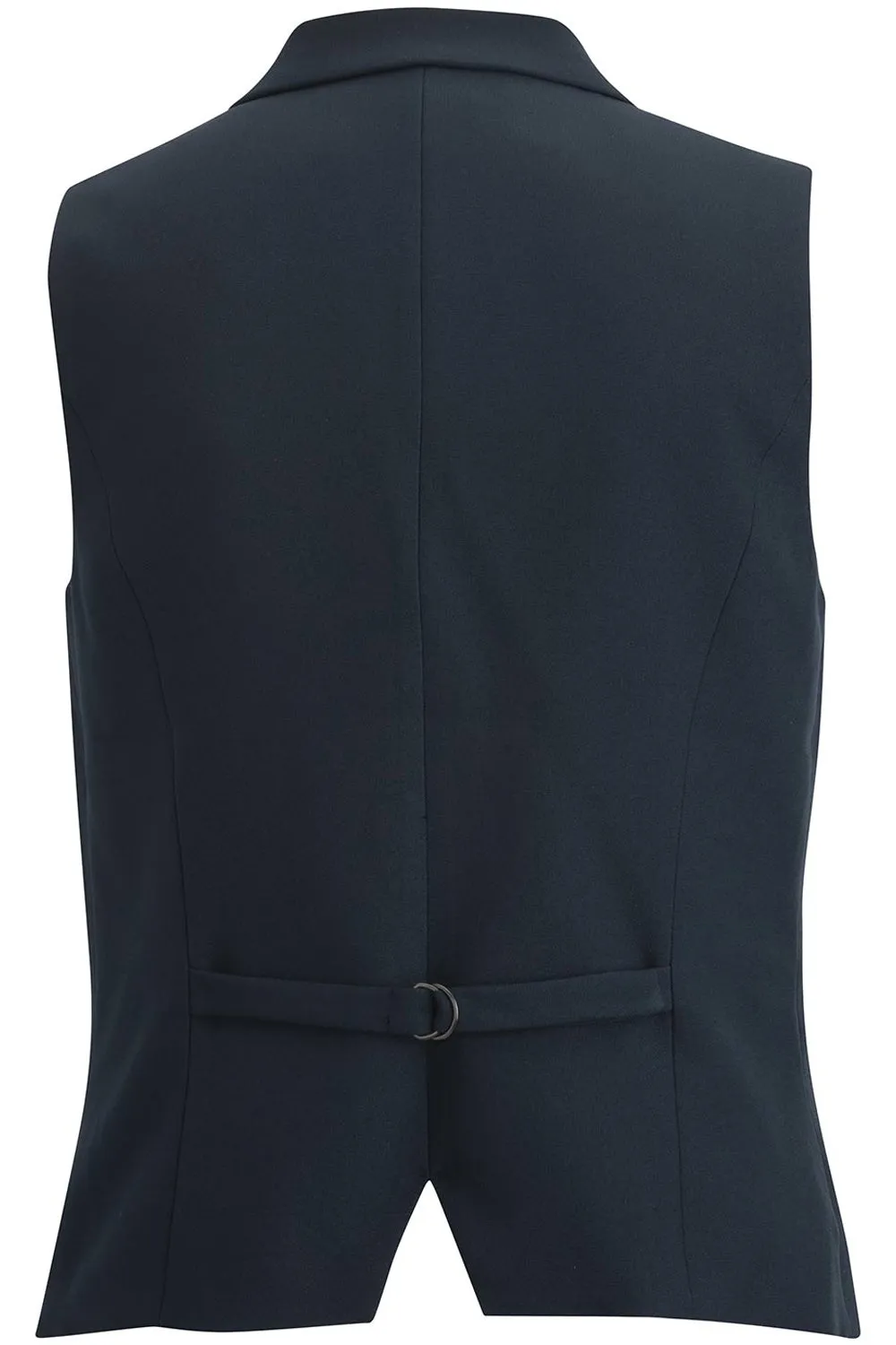 Ladies' Dress Lapel Vest - Dark Navy