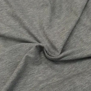 Light Grey Plain Cotton Span Jersey