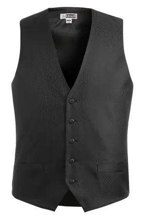 Men's Black Diamond Brocade Vest