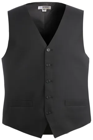 Men's Black Essential Polyester Vest