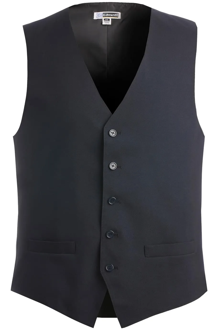 Men's Dark Navy Essential Polyester Vest