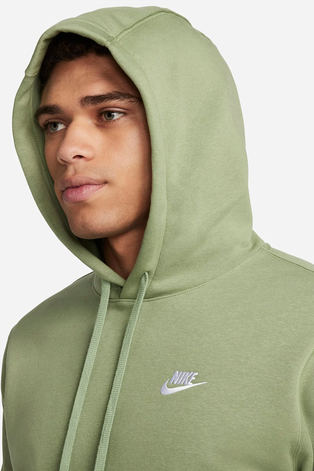 Nike Sportswear Club Pullover Hoodie Oil Green