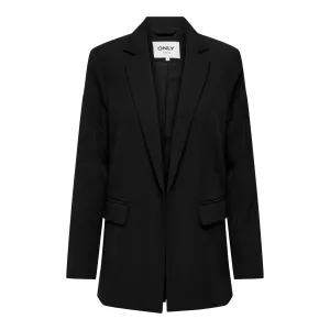 Only Womens Elly Life L/S Loose Blazer Black