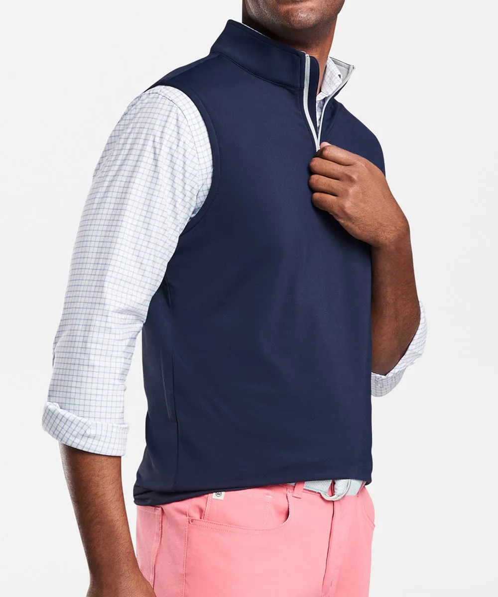 Peter Millar Galway Stretch Terry Quarter-Zip Vest