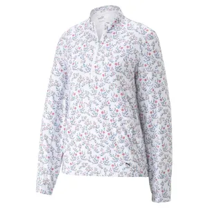 Puma - Women's Micro Floral Cloudspun 1/4 Zip (539100 01)