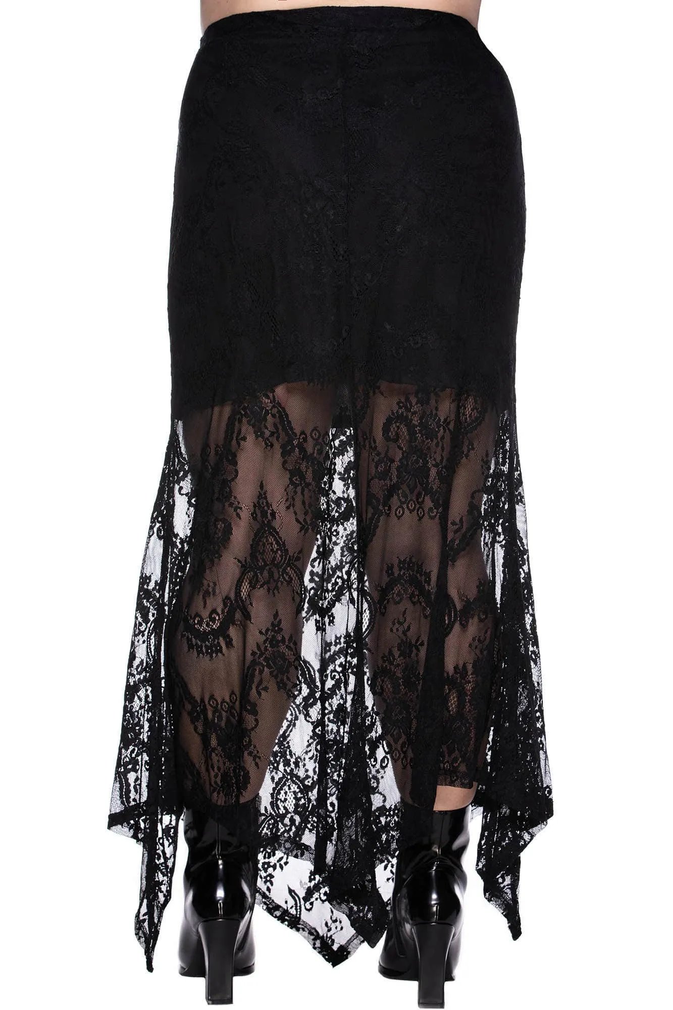 Rosa Lace Maxi Skirt [PLUS]