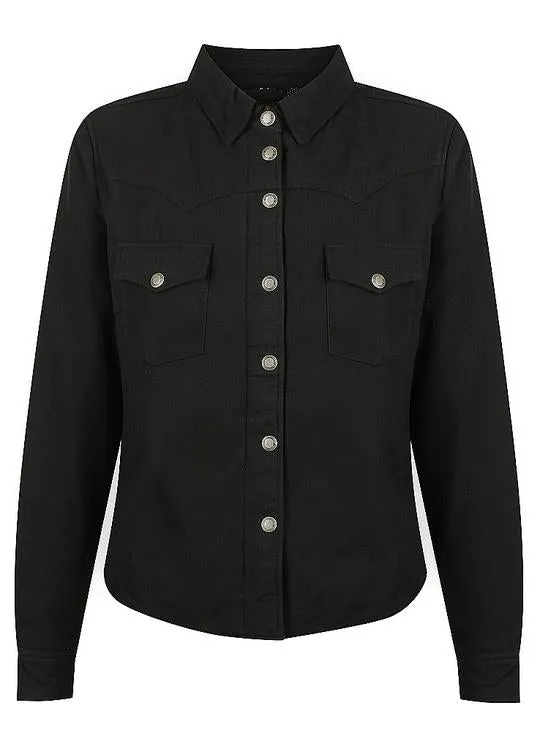 Savannah Moto Shirt Black