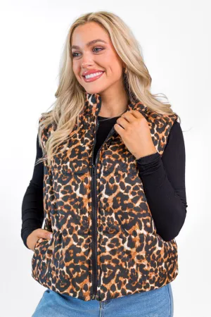 Set Out In Untamed Elegance Puffer Vest FINAL SALE