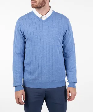 Signature Merino V-neck Pullover Sweater