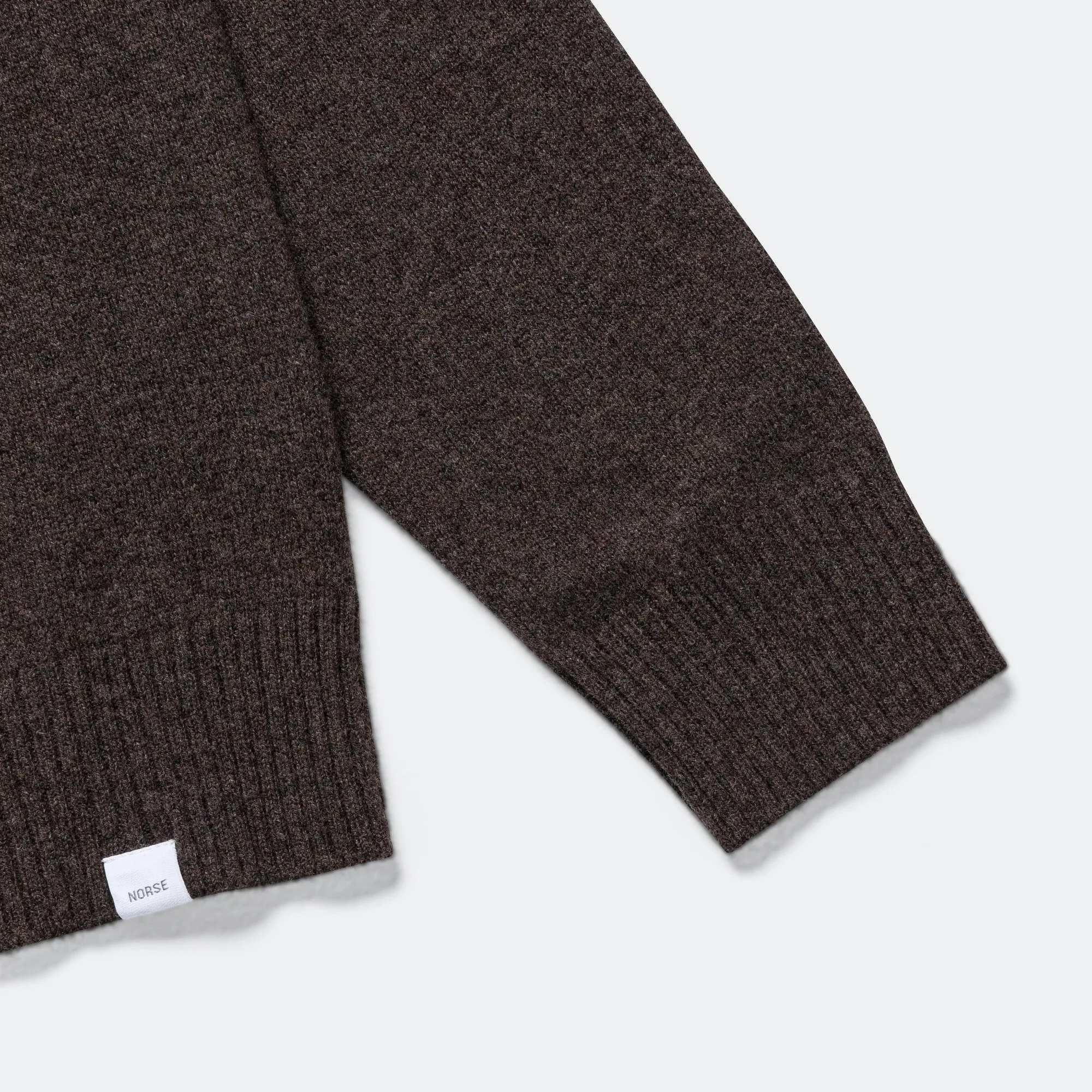 Standard Merino Lambswool Sweater - Heathland Brown