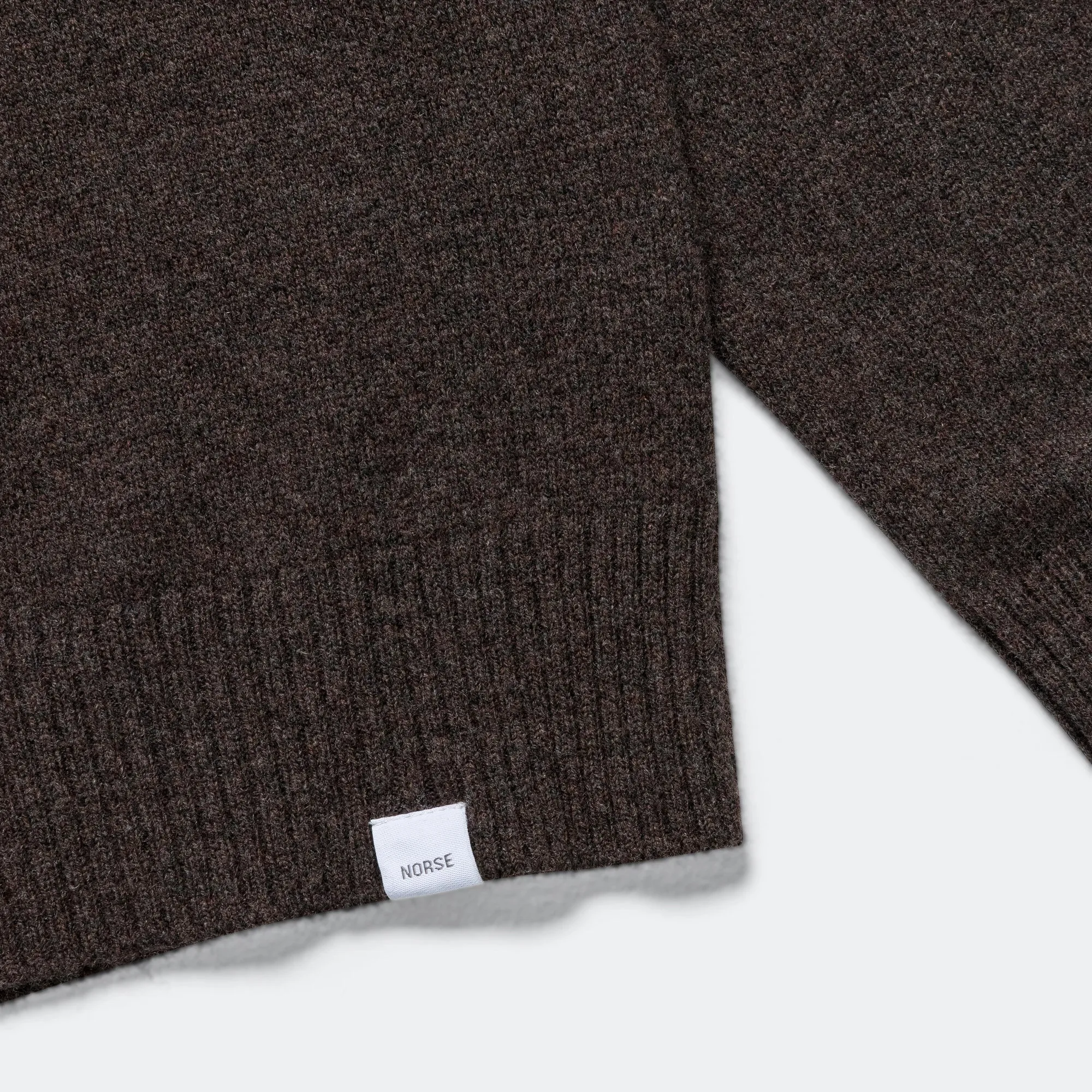 Standard Merino Lambswool Sweater - Heathland Brown