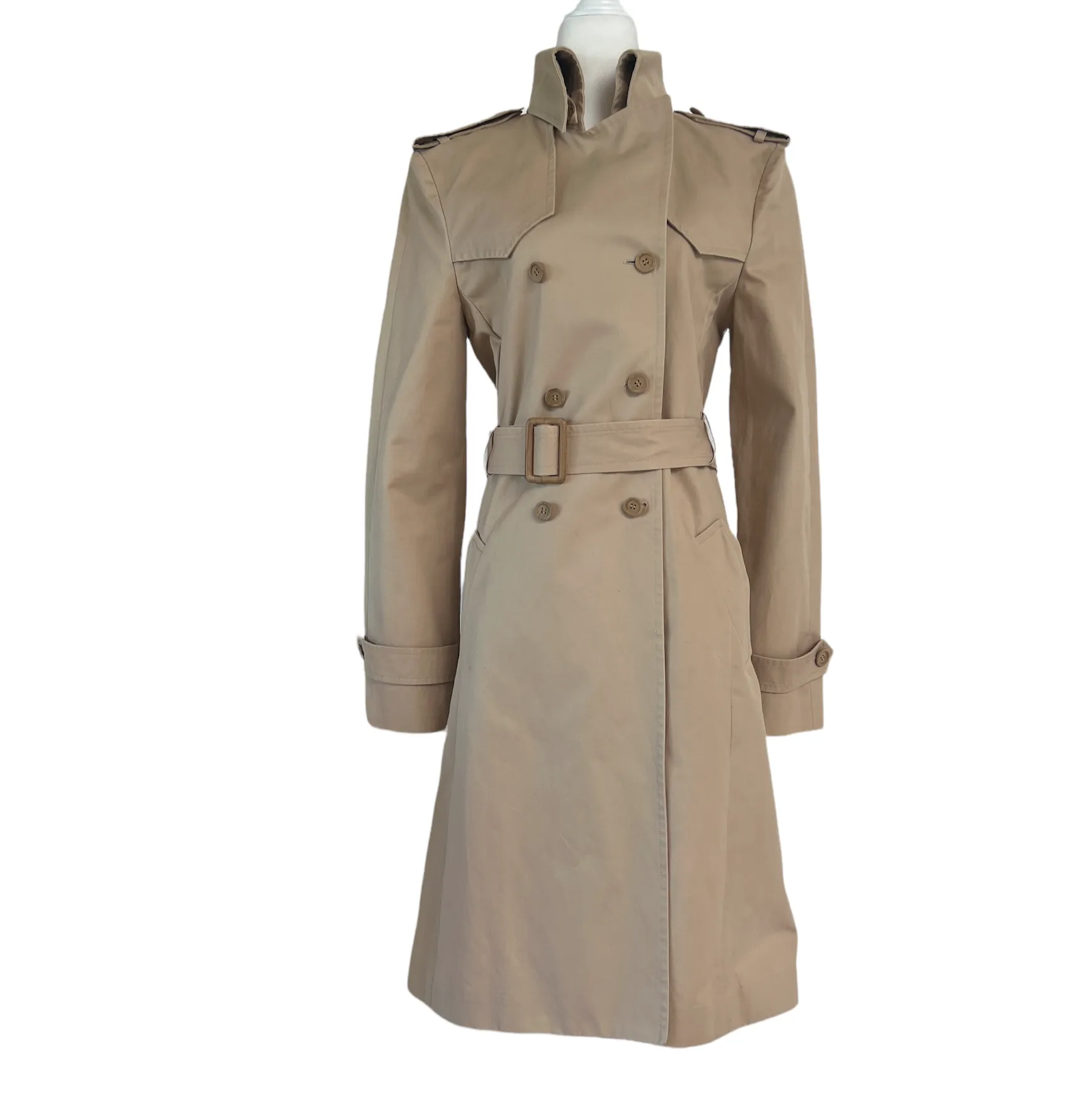 Tan Trench Coat - S