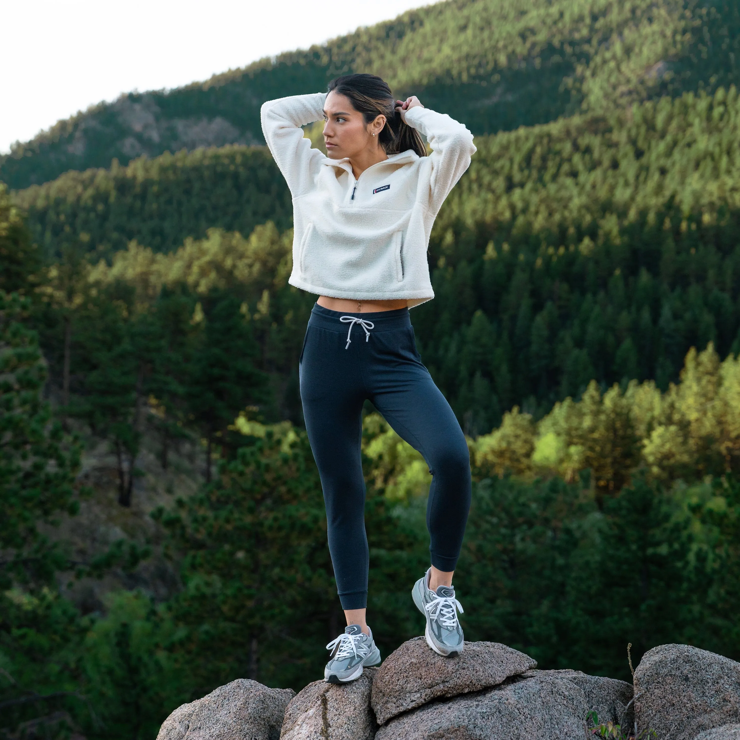 Tempo Performance Jogger | Heather - Fleet Navy/Nightshade