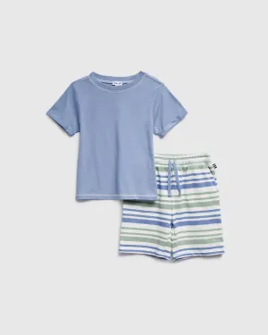 Toddler Boys Surfs Up Short Sleeve Set