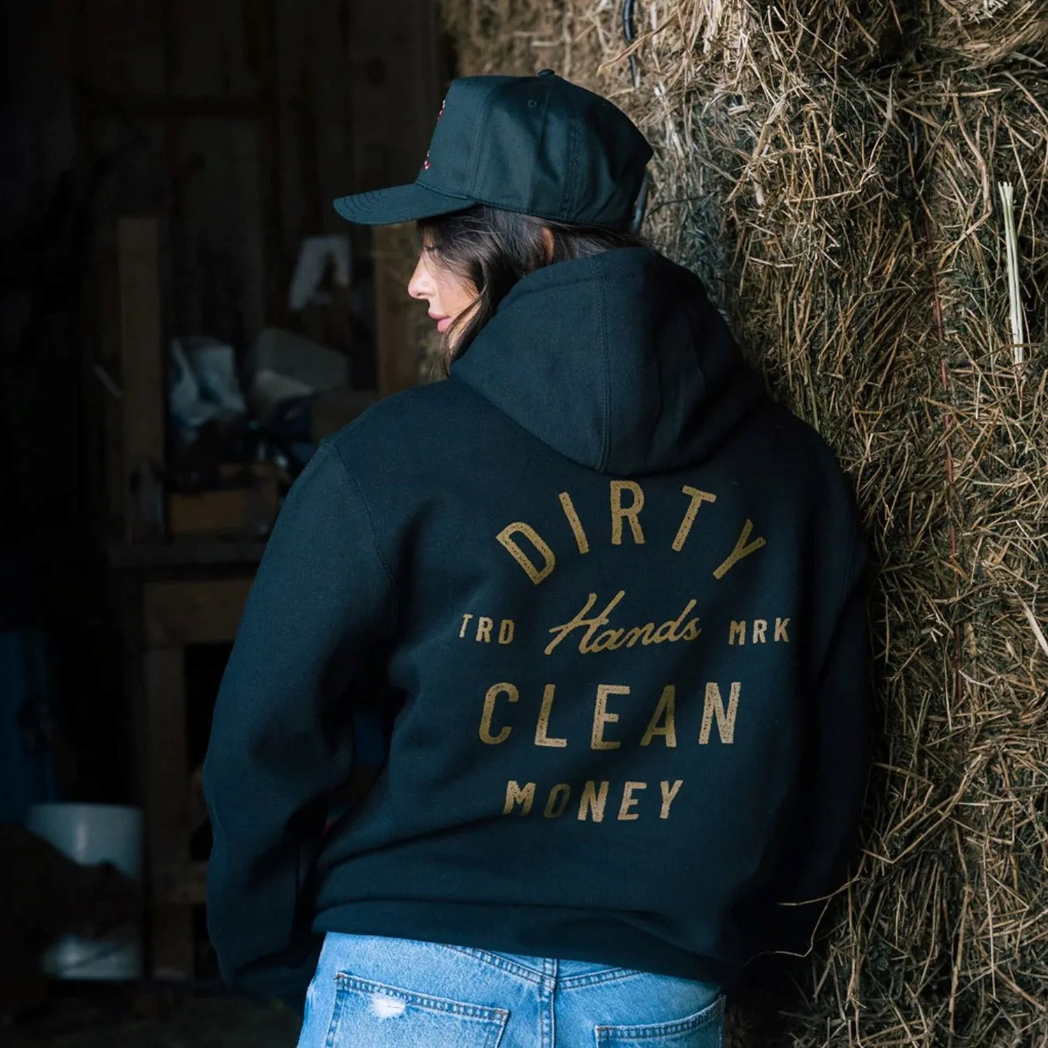 Troll Co. Women's Juno "Dirty Hands Clean Money" Hoodie