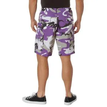 Ultra Violet Purple Camouflage BDU Shorts